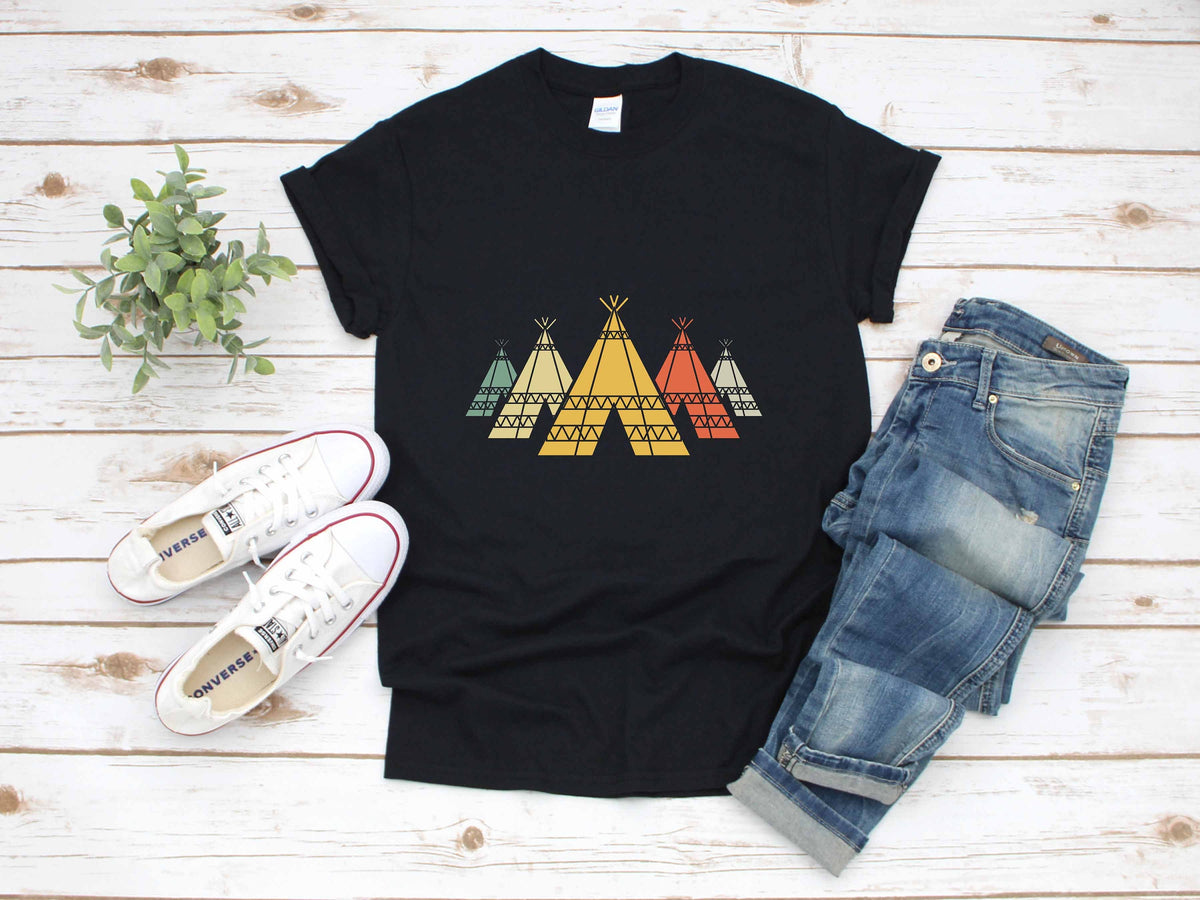 Native American Tipi Teepee Retro TShirt Tank Top Hoodie Hoodie Long Sleeve Apparel Gift Hoodie – Fan Favorite · Top Pick For Any Outfit