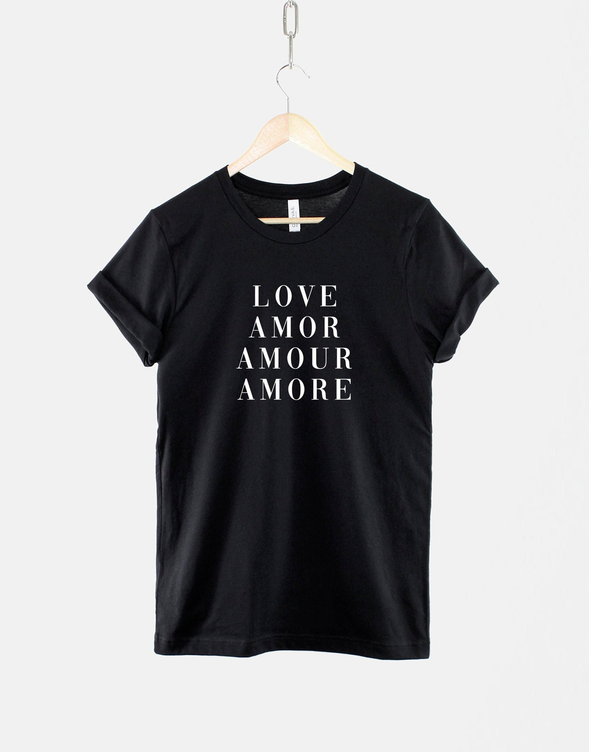 Love Amor Amour Amore TShirt Self Love T Shirt Graphic Tee – Everyday Comfort · Great Gift For Fans