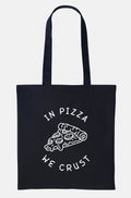 Pizza Tote Bag Shopping Bag In Pizza We Crust Vegan Pizza Lover Market Bag Grocery Bag Reusable Bag Womens Bag Girls Bag Tote Bag – Feel-Good Design · Perfect For Daily Wear