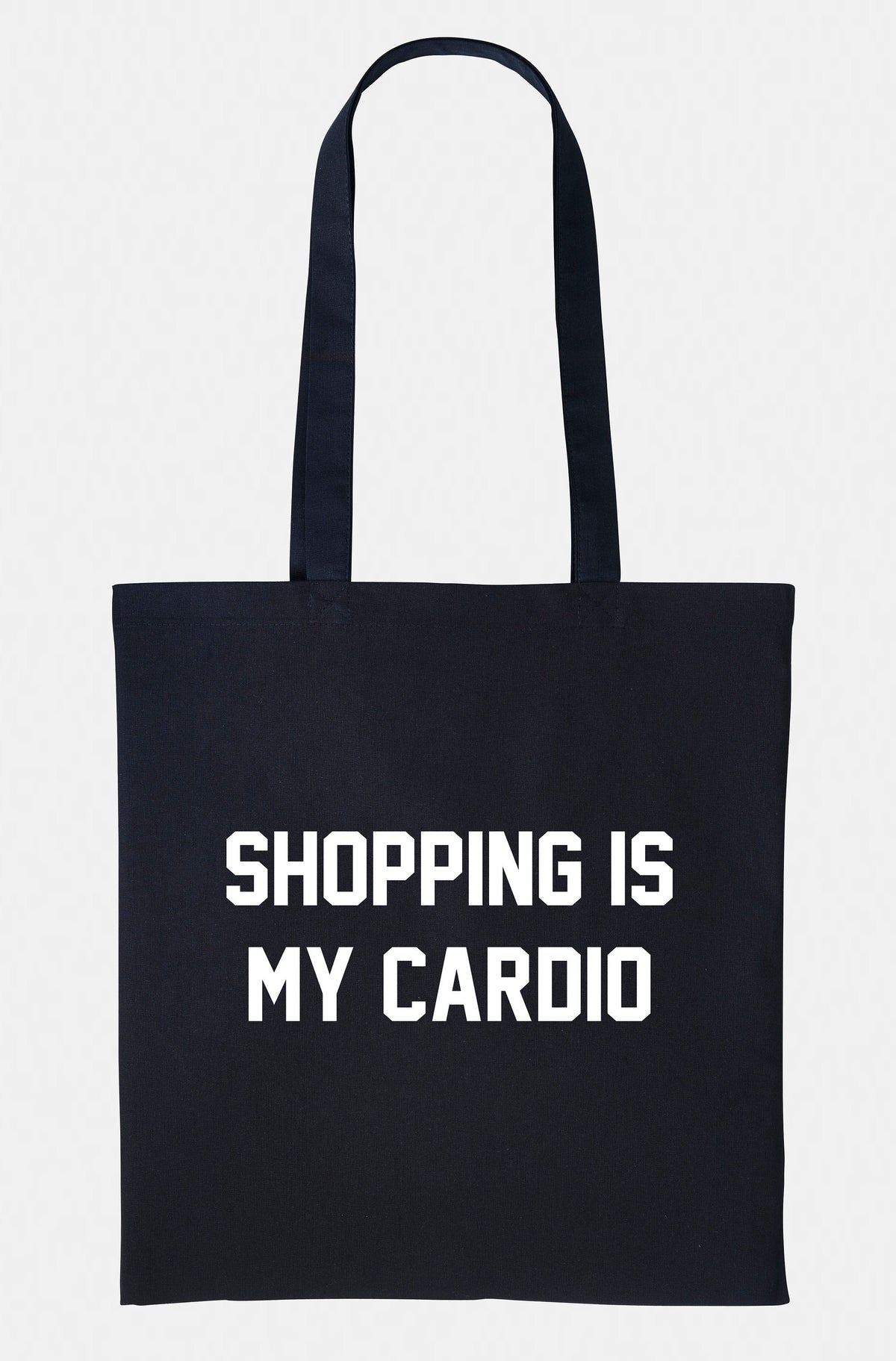 Shopping Is My Cardio Tote Bag Tote Bag – Aesthetic Look · Perfect For Daily Wear
