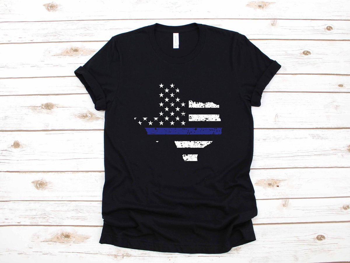 Texas Police Shirt Gift Officer Texan Law Enforcement American Flag USA Long Sleeve Hoodie Sweatshirt Tank Top Hoodie – Aesthetic Look · High-Quality Print