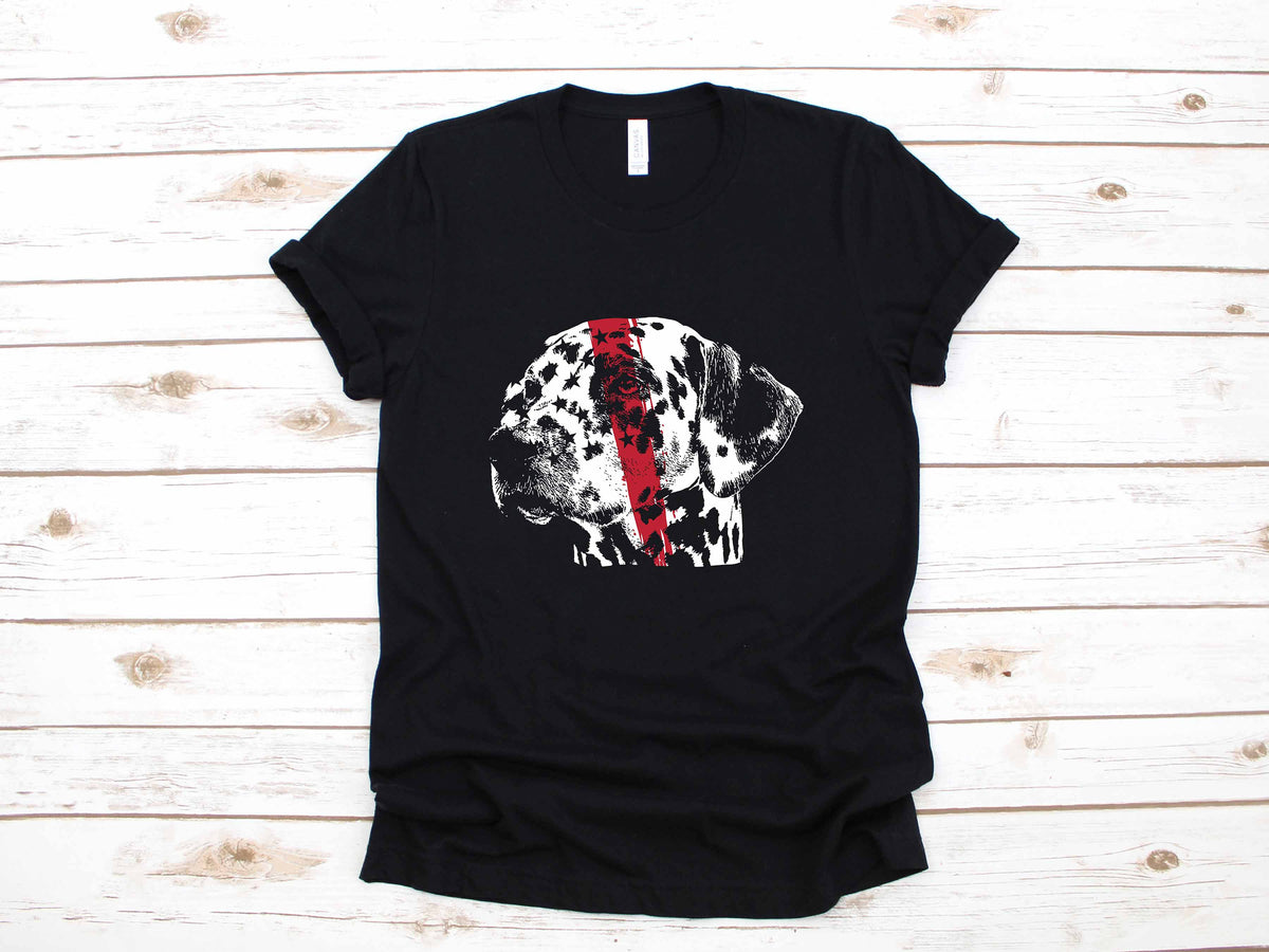 Firefighter Dalmatian Thin Red Line Gift TShirt Long Sleeve Sweatshirt Hoodie Tank Top Hoodie – Soft Feel · Perfect For Daily Wear
