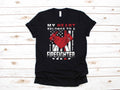 Firefighter Spouse Thin Red Line Heart Wife Girlfriend Gift TShirt Long Sleeve Sweatshirt Hoodie Womens Tank Top Hoodie – Aesthetic Look · Great Gift For Fans