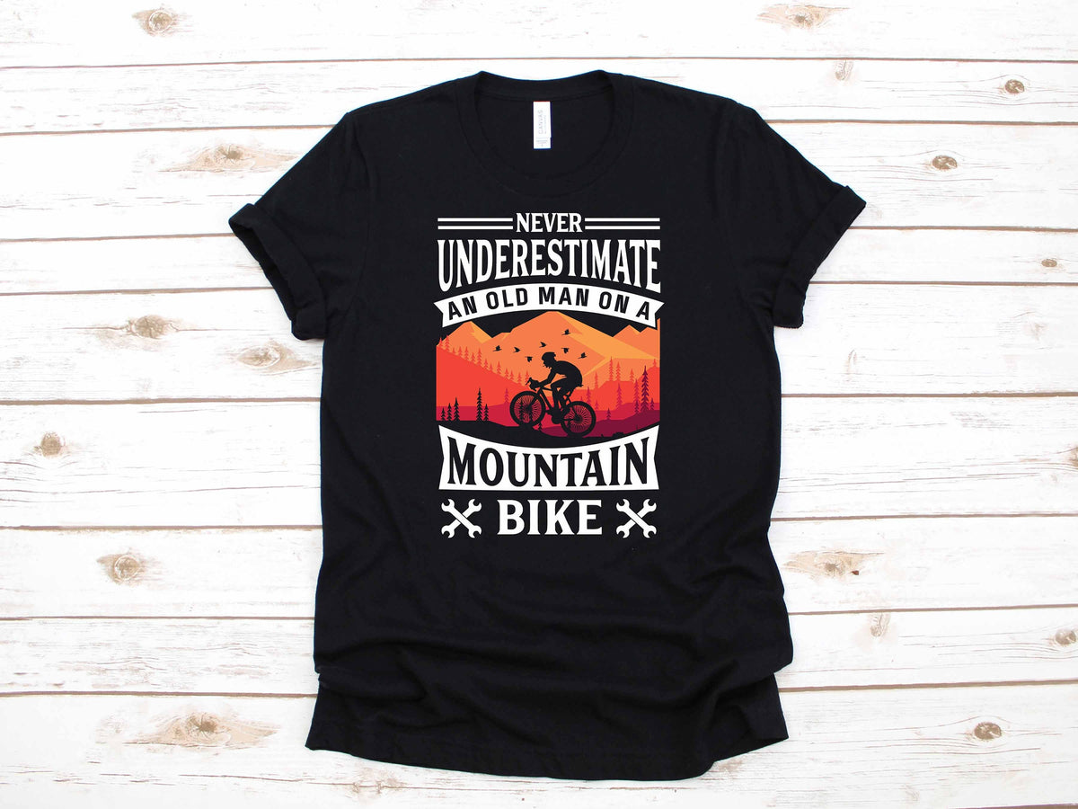 Old Man Funny Cycling Cyclist Apparel Bicycle Gift TShirt Long Sleeve Sweatshirt Hoodie Tank Top Hoodie – Soft Feel · Perfect For Daily Wear
