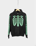 Glow In The Dark Skeleton Hoodie Halloween Costume Hoodie – Soft Feel · High-Quality Print
