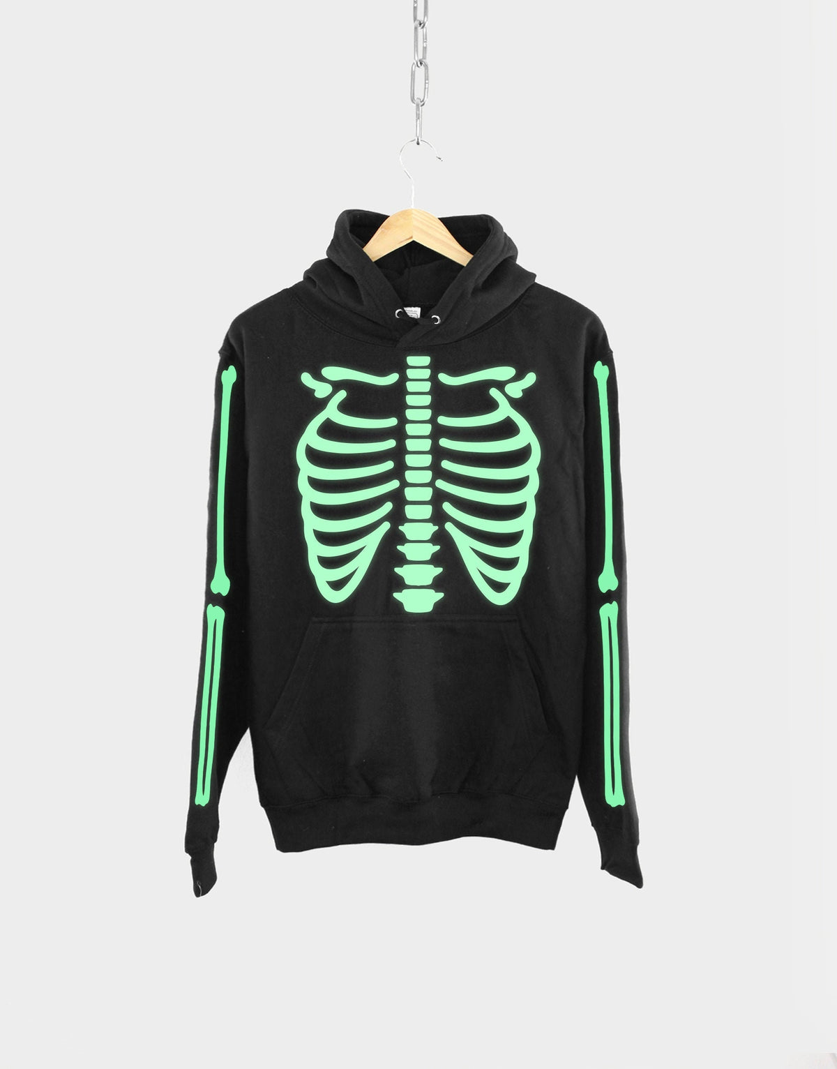 Glow In The Dark Skeleton Hoodie Halloween Costume Hoodie – Soft Feel · High-Quality Print