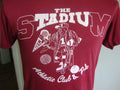 Vintage 8039s The Stadium Athletic Club Pub Grand Ledge MI Red T Shirt Size L Graphic Tee – Premium Graphic · High-Quality Print