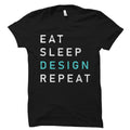 Designer Gift Designer Shirt Graphic Designer Gift Web Designer Shirt Web Designer Gift Graphic Designer Shirt Eat Sleep Design OS2529 Graphic Tee – Soft Feel · Trending Graphic Apparel