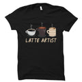 Latte Artist Gift Barista Shirt Barista Gift Coffee Artist Gift Coffee Art Shirt Latte Art Shirt Coffee Shirt Coffee Maker OS2893 Graphic Tee – Warm & Stylish · Perfect For Daily Wear
