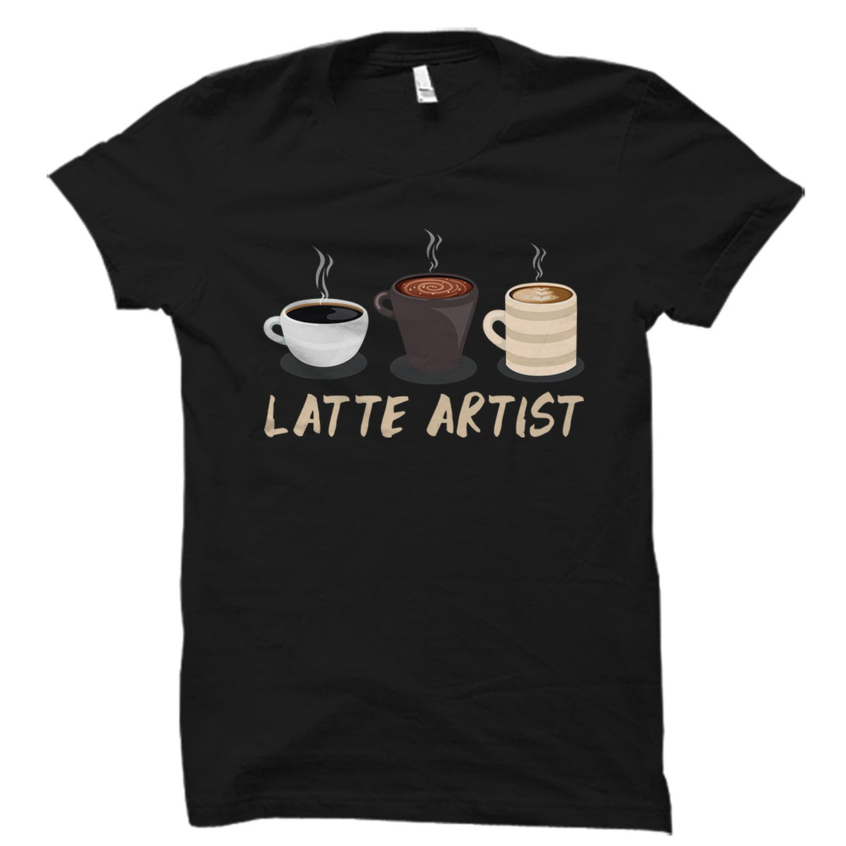 Latte Artist Gift Barista Shirt Barista Gift Coffee Artist Gift Coffee Art Shirt Latte Art Shirt Coffee Shirt Coffee Maker OS2893 Graphic Tee – Warm & Stylish · Perfect For Daily Wear