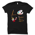 Artist Gift Artist Shirt Art Teacher Gift Art Student Shirt Art Gift Art Shirt Art Teacher Shirt LOVE Art Kit Art Supplies OS2160 Graphic Tee – Easygoing Wear · Top Pick For Any Outfit