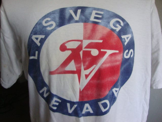 Vintage 9039s Las Vegas Nevada White T Shirt Size XL Graphic Tee – Easygoing Wear · High-Quality Print