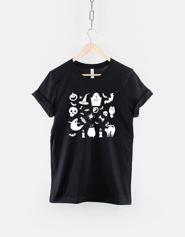 Kids Halloween Shirt Toddler Halloween TShirt Graphic Tee – Cozy Vibes · Great Gift For Fans