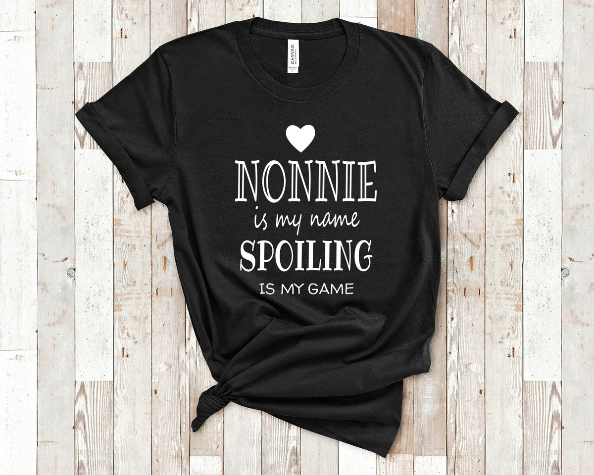 Nonnie Is My Name Grandma Tshirt Italy Italian Grandmother Gift Idea for Mother39s Day Birthday Christmas or Pregnancy Reveal Announcement Graphic Tee – Fan Favorite · Trending Graphic Apparel