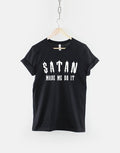 Satan Made Me Do It TShirt Pastel Goth Gothic Grunge Clothing Shirt Graphic Tee – Aesthetic Look · Perfect For Daily Wear