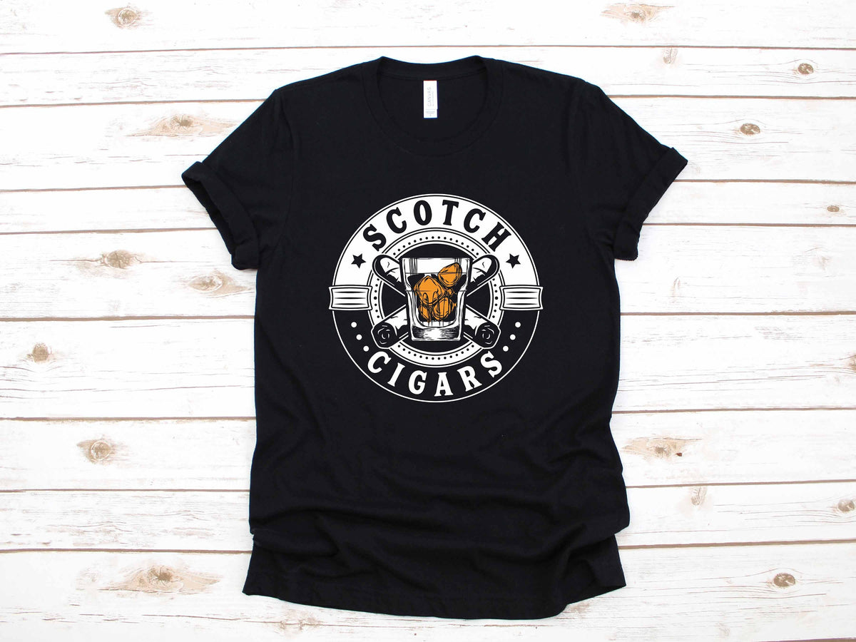 Scotch and Cigars Funny Whiskey Smoking Apparel Gift TShirt Long Sleeve Sweatshirt Hoodie Tank Top Hoodie – Cozy Vibes · Trending Graphic Apparel