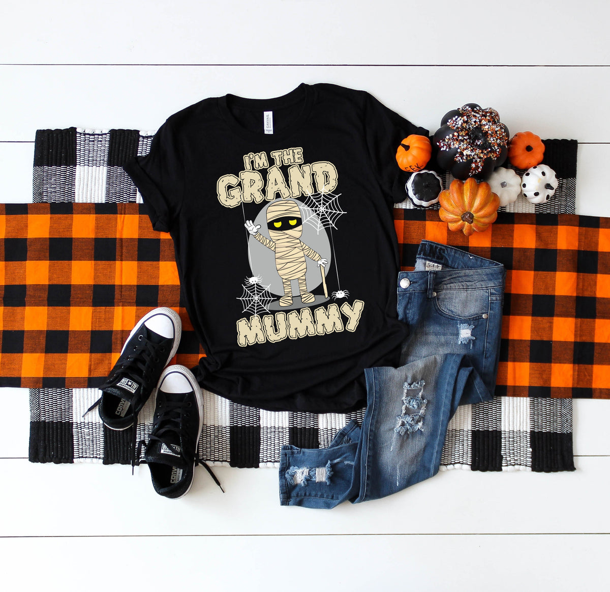 Grandma Mummy Funny Halloween Costume TShirt Tank Top Hoodie Sweatshirt Long Sleeve Apparel Gift Hoodie – Everyday Comfort · Great Gift For Fans