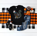 Cat Skeleton Day of the Dead Halloween TShirt Dia De Los Muertos Graphic Tee – Warm & Stylish · Top Pick For Any Outfit