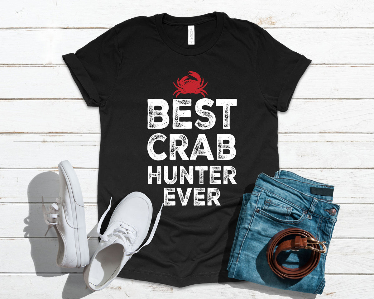 Crab Hunter Crabbing TShirt Tank Top Hoodie Sweatshirt Long Sleeve Apparel Gift Hoodie – Soft Feel · Top Pick For Any Outfit