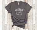Nannie Life Is The Best Life Nannie Shirt for Grandmother Nannie Birthday Christmas Mothers Day Gift Graphic Tee – Warm & Stylish · High-Quality Print