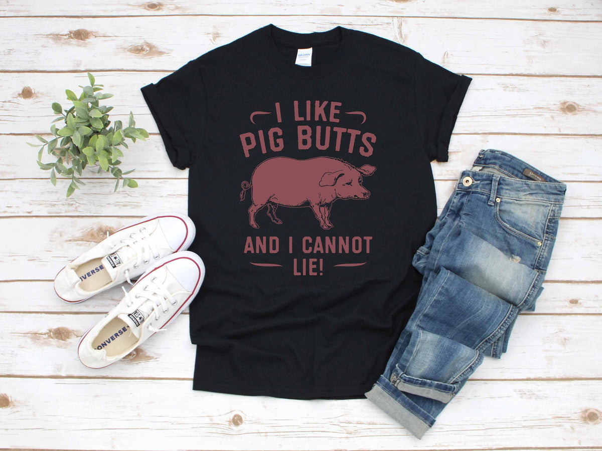 Pig Butts Funny Pork BBQ TShirt Tank Top Hoodie Hoodie Long Sleeve Apparel Gift Hoodie – Cozy Vibes · Perfect For Daily Wear