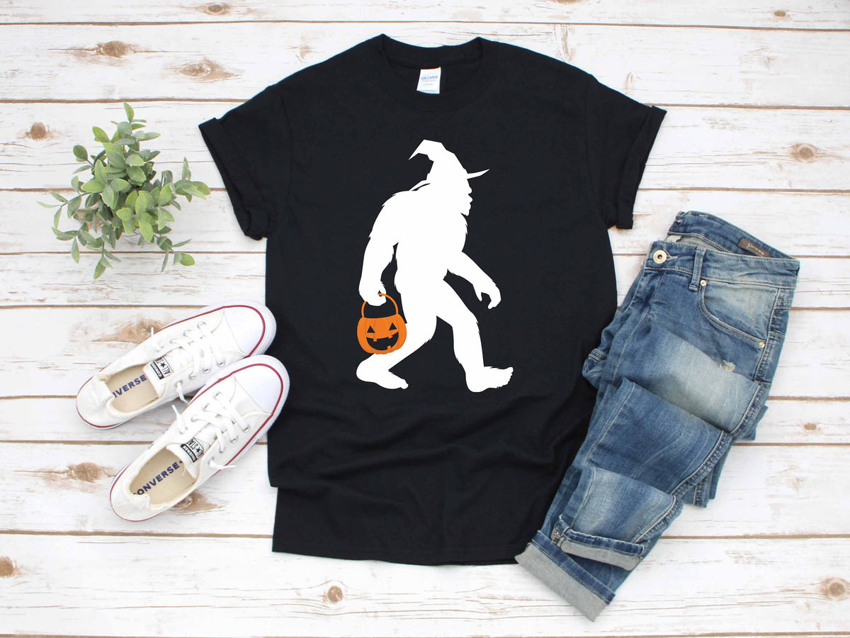 Bigfoot Halloween Witch Sasquatch TShirt Kid Child Infant Baby Bodysuit One Piece Graphic Tee – Easygoing Wear · Trending Graphic Apparel
