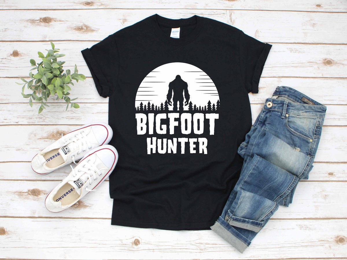 Bigfoot Hunter Sasquatch TShirt Tank Top Hoodie Hoodie Long Sleeve Apparel Gift Hoodie – Fan Favorite · Trending Graphic Apparel