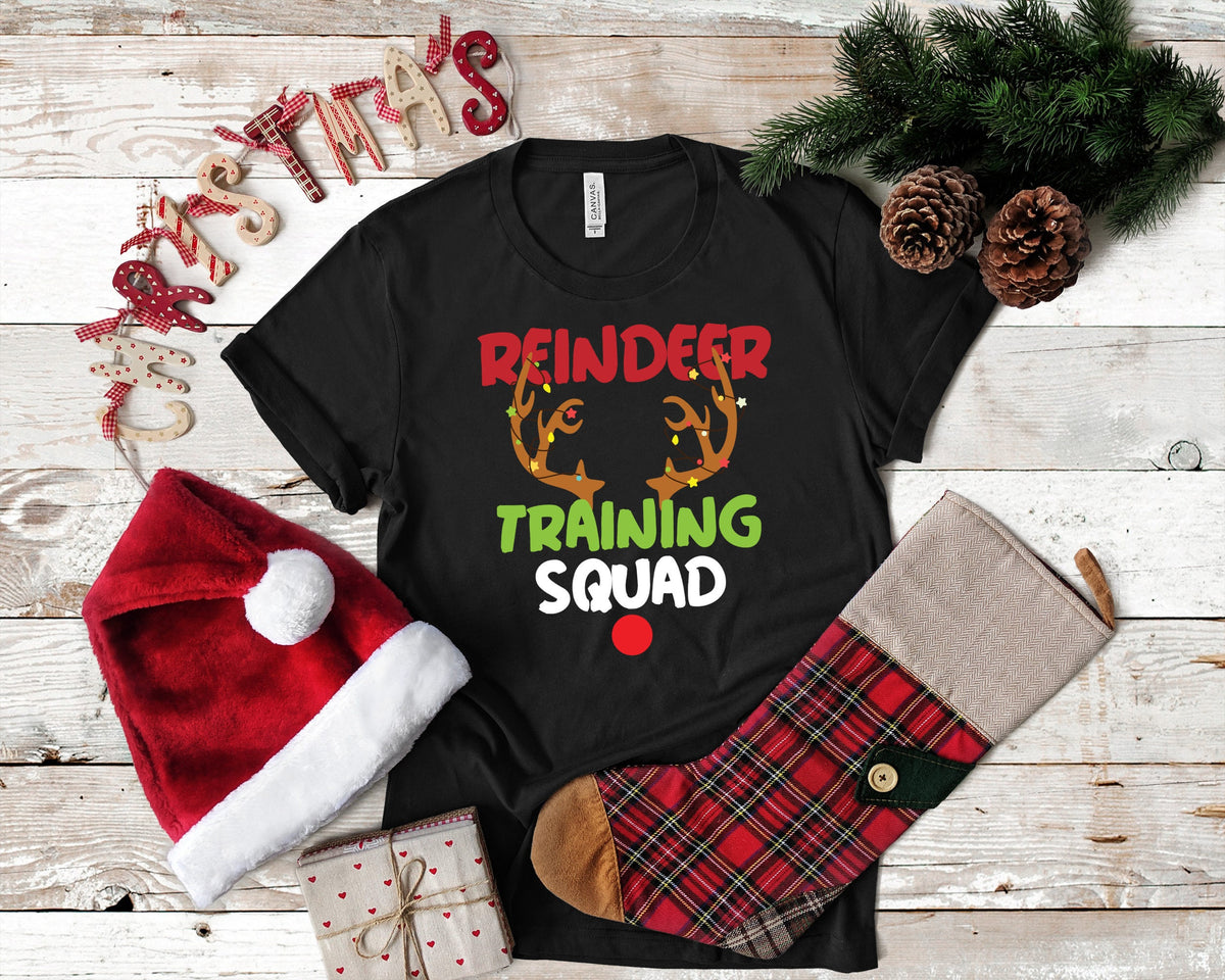 Reindeer Squad Winter Christmas Matching Family Couples TShirt Tank Top Hoodie Sweatshirt Long Sleeve Child Kids Hoodie Apparel Gift Hoodie – Warm & Stylish · Trending Graphic Apparel