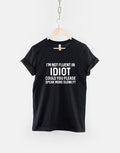 I39m Not Fluent In Idiot Could You Please Speak More Slowly Sarcastic TShirt Funny Sarcasm Teenage Girl Slogan Shirt Graphic Tee – Soft Feel · Trending Graphic Apparel