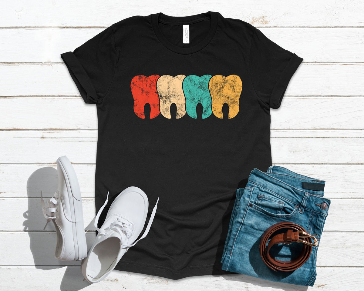 Vintage Dentist Teeth Dental Student Retro Tooth TShirt Hoodie Sweatshirt Long Sleeve Apparel Graduation Gift Hoodie – Everyday Comfort · Top Pick For Any Outfit