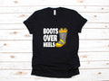 Girl Firefighter Boots Woman Female Gift TShirt Long Sleeve Sweatshirt Hoodie Tank Top Hoodie – Fan Favorite · Great Gift For Fans