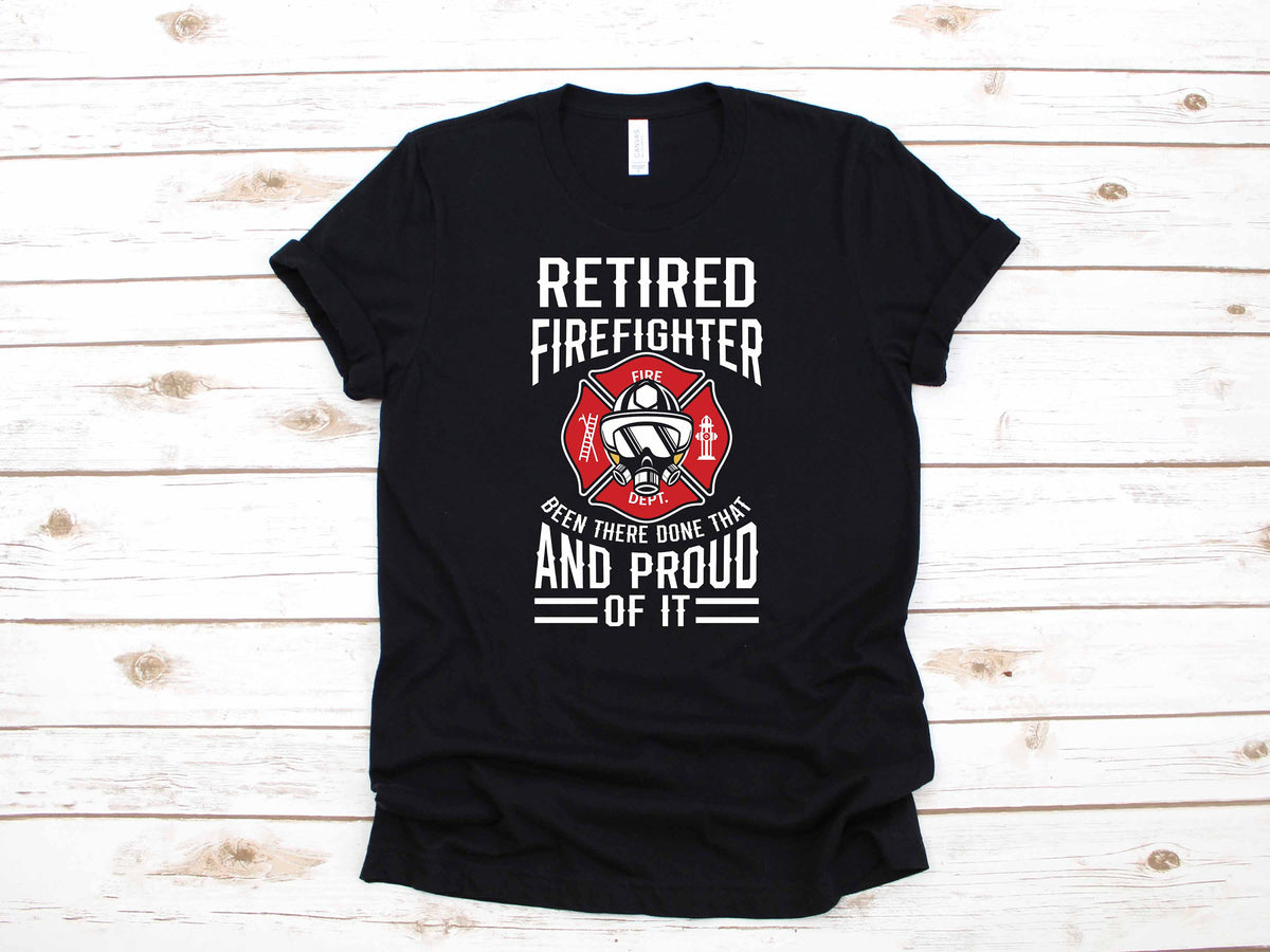 Retired Firefighter Retirement Gift TShirt Long Sleeve Sweatshirt Hoodie Tank Top Hoodie – Warm & Stylish · Perfect For Daily Wear
