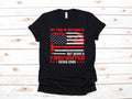 Retired Firefighter Retirement Thin Red Line Gift TShirt Long Sleeve Sweatshirt Hoodie Tank Top Hoodie – Bold Style · Great Gift For Fans