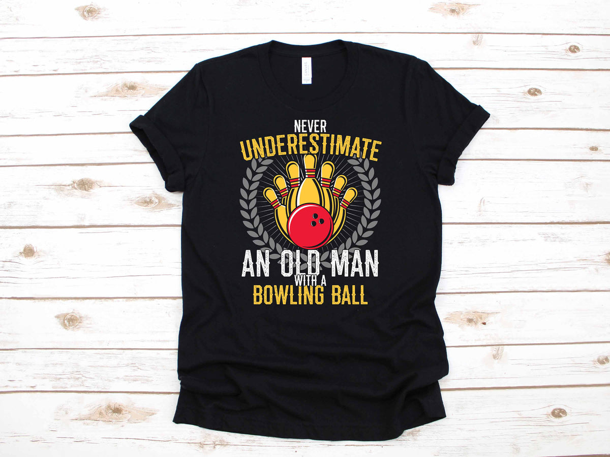 Funny Old Man Bowling Apparel Fathers Day Birthday Bowler Gift Bowling League TShirt Long Sleeve Sweatshirt Hoodie Tank Top Hoodie – Feel-Good Design · Must-Have Style