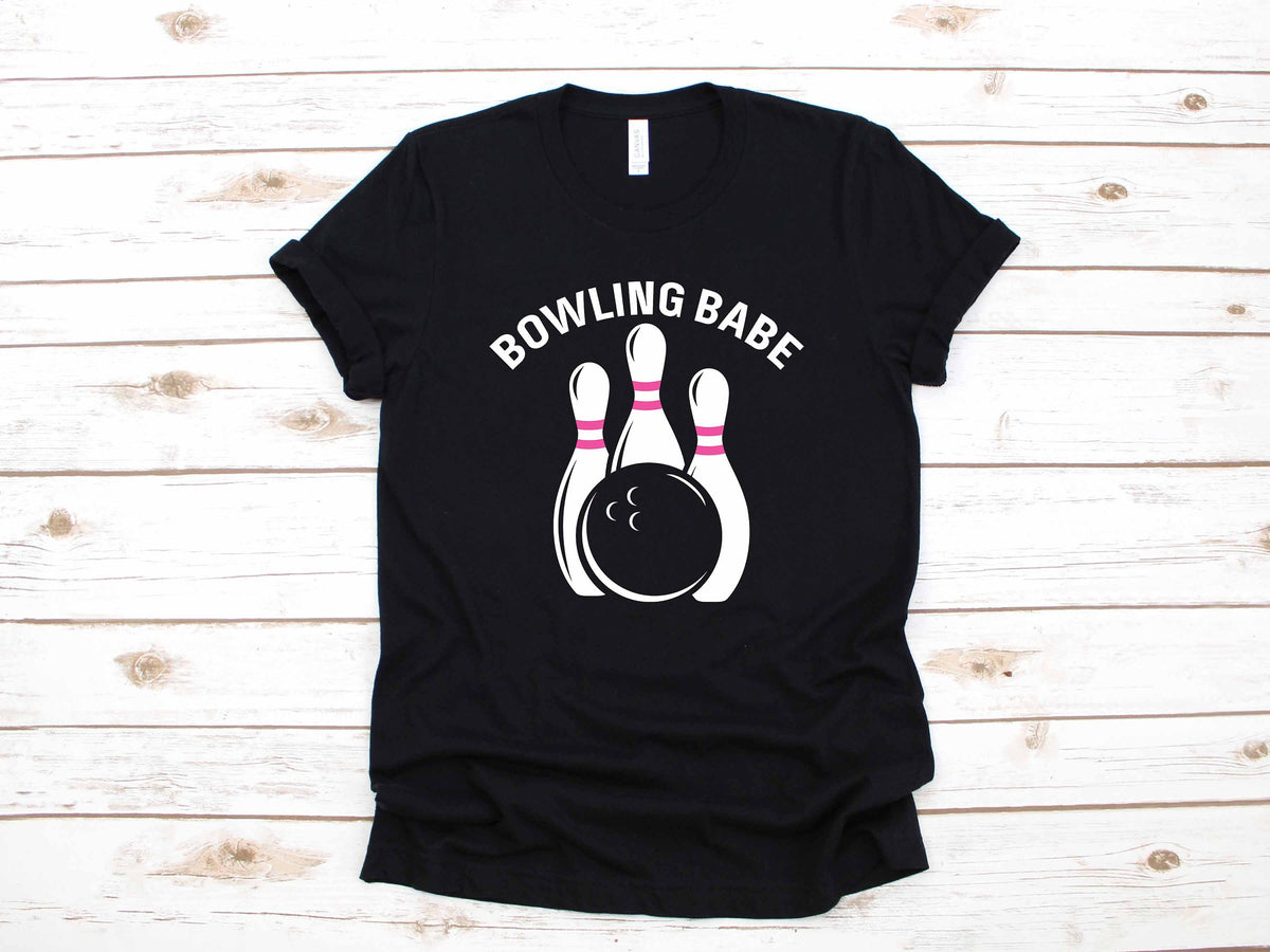 Bowling Babe Womens Apparel Funny Girl Bowler Gift TShirt Long Sleeve Sweatshirt Hoodie Tank Top Hoodie – Warm & Stylish · Must-Have Style