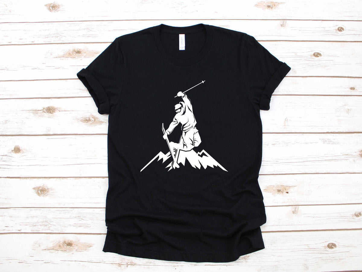 Ski Mountain Apparel Cool Skiing Gift TShirt Long Sleeve Sweatshirt Hoodie Tank Top Hoodie – Everyday Comfort · Must-Have Style