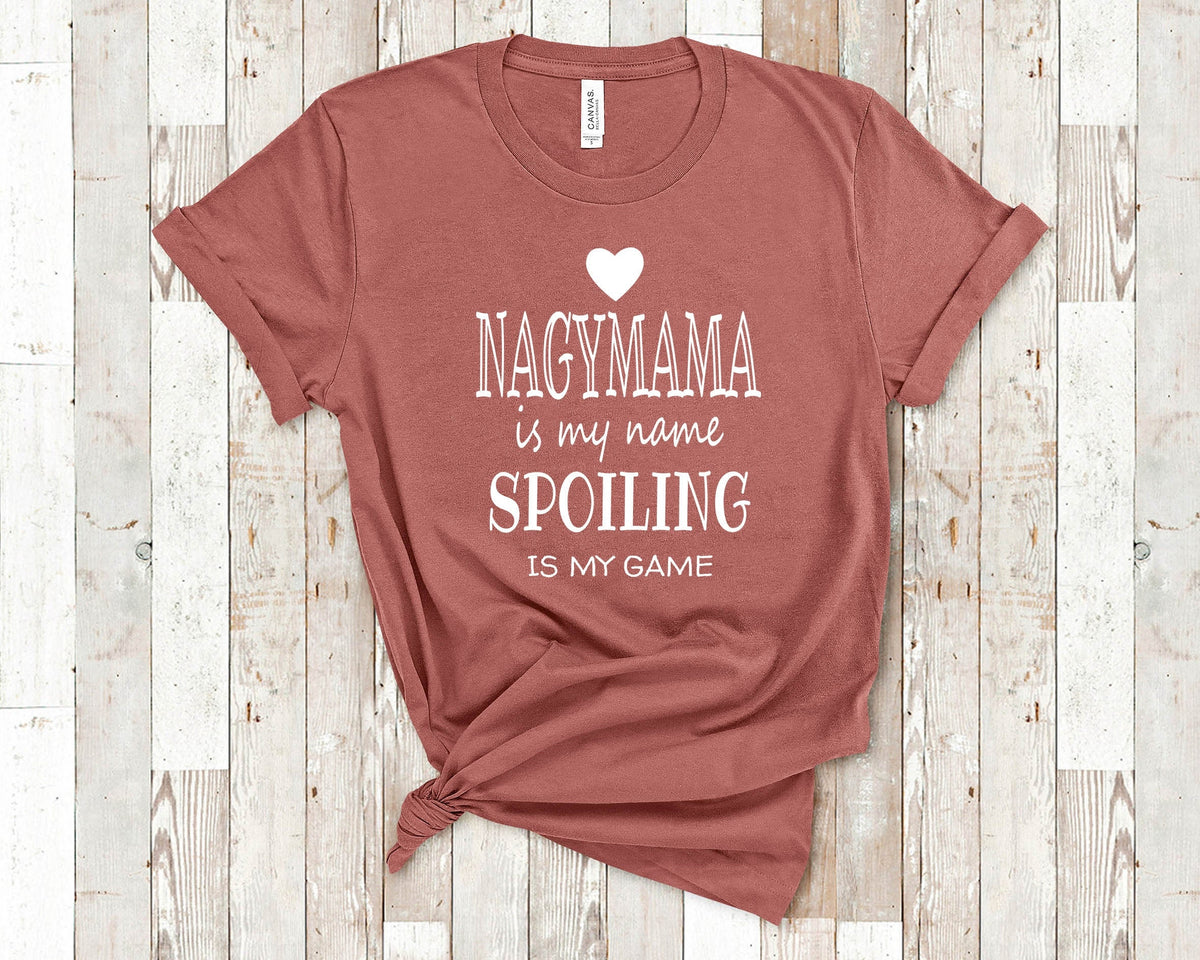 Nagymama Is My Name Grandma Tshirt Hungarian Grandmother Gift Idea for Mother39s Day Birthday Christmas or Pregnancy Reveal Announcement Graphic Tee – Bold Style · Great Gift For Fans