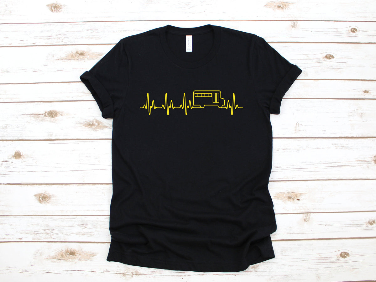 School Bus Driver Heartbeat Cute TShirt Tank Top Hoodie Sweatshirt Long Sleeve Child Hoodie Apparel Gift Hoodie – Premium Graphic · Top Pick For Any Outfit