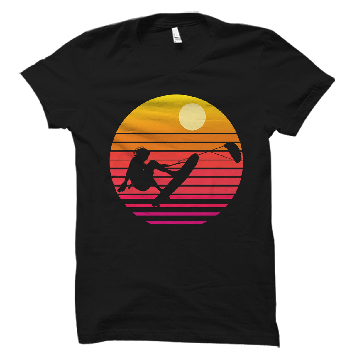 Kiteboarding Shirt Kiteboarding Gift Kiteboarder Shirt Kite Shirt Kitesurfing Vacation Gift Kite Surfer Shirt Kitesurfing Retro OS2378 Graphic Tee – Aesthetic Look · Trending Graphic Apparel