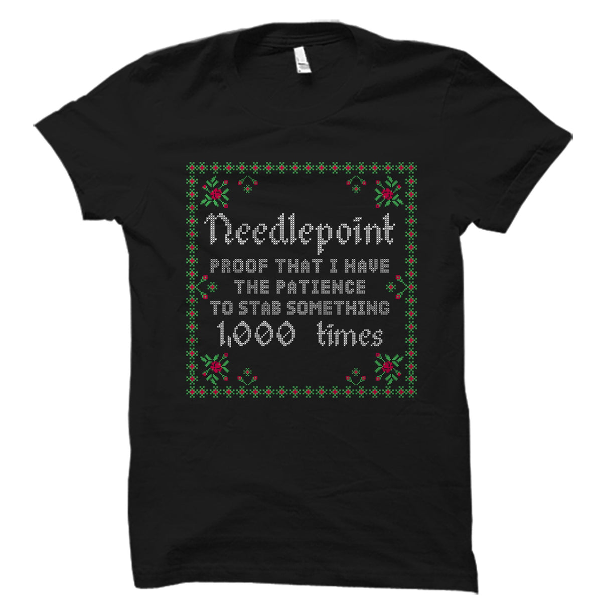 Needlepoint Shirt Cross Stitch Shirt Cross Stitch Gift Cross Stitching Shirt Cross Stitching Gift Needlepoint Gift Cross Stitch OS2446 Graphic Tee – Easygoing Wear · Perfect For Daily Wear
