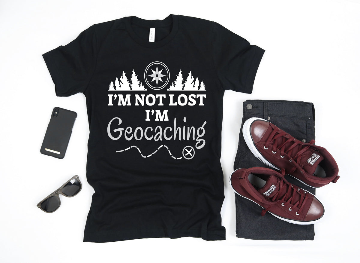 Geocache Funny Geocaching Not Lost TShirt Tank Top Hoodie Sweatshirt Long Sleeve Child Apparel Gift Hoodie – Cozy Vibes · Must-Have Style