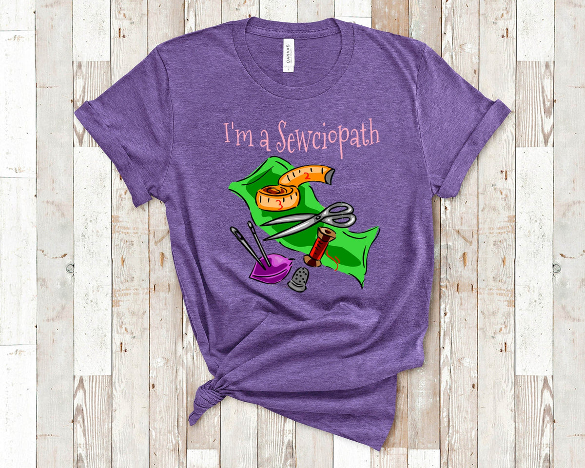 I39m a Sewciopath Sewing T Shirt Seamstress Quilter Gifts Great Quilting Humor Shirts Tees Sewing Lover Gift Ideas Graphic Tee – Aesthetic Look · Great Gift For Fans
