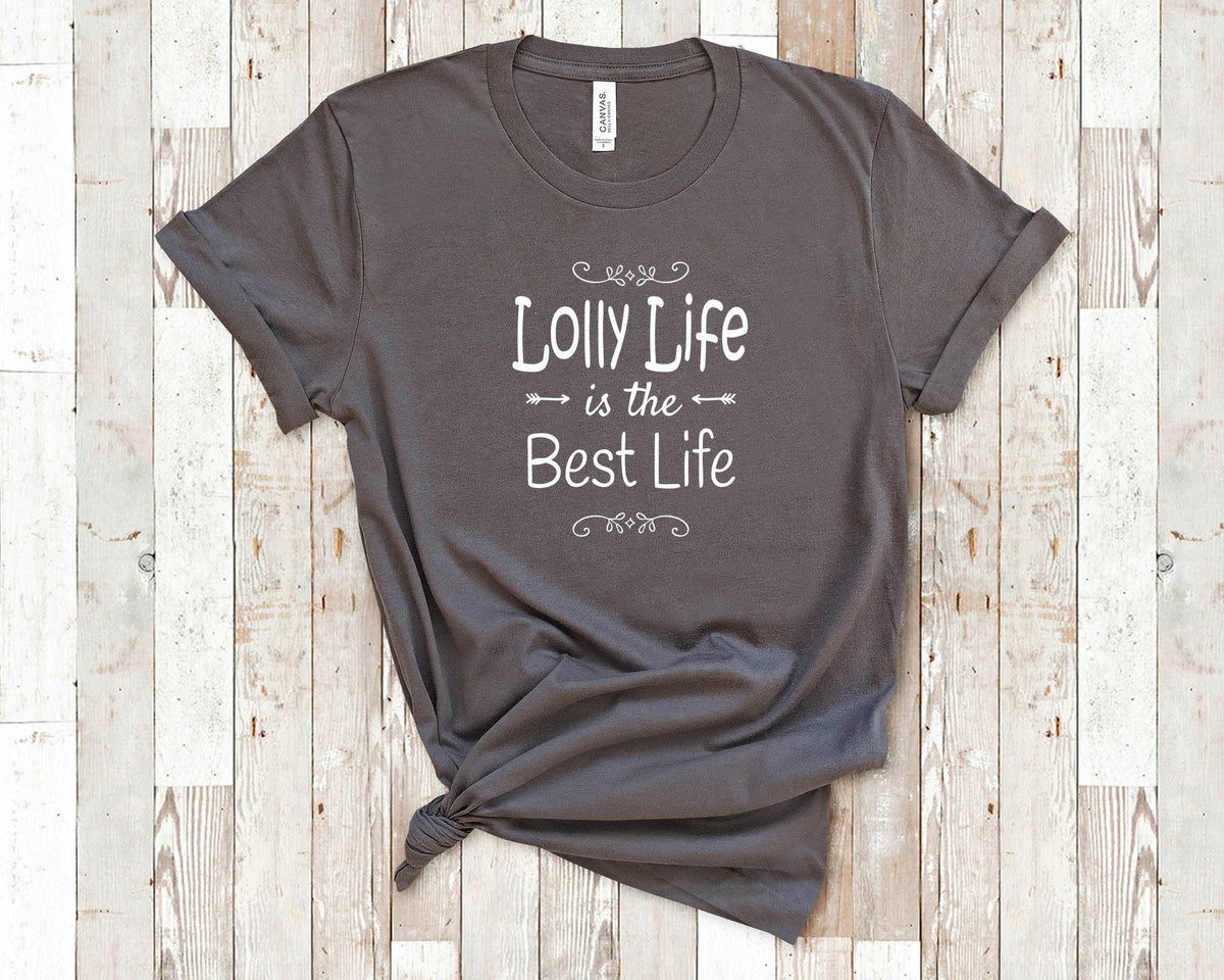 Lolly Life Is The Best Life Lolly Shirt for Grandmother Lolly Birthday Christmas Mothers Day Gift Graphic Tee – Aesthetic Look · Top Pick For Any Outfit