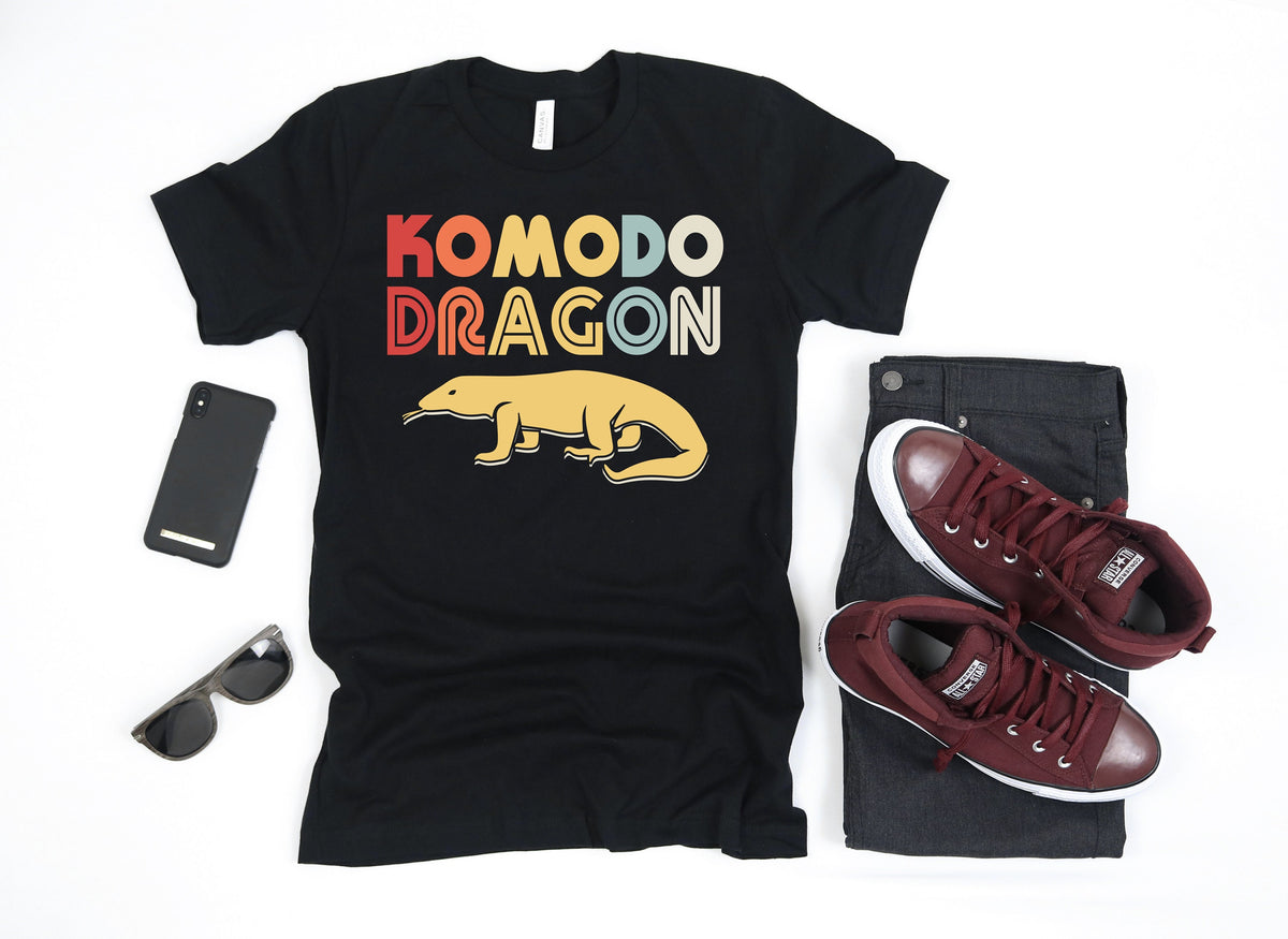 Komodo Dragon Retro Reptile Lizard TShirt Tank Top Hoodie Sweatshirt Long Sleeve Child Hoodie Apparel Gift Hoodie – Everyday Comfort · Must-Have Style