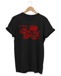 Japanese Aesthetic Red Dragon T shirt Tattoo Art Outfit Edgy Clothing Kanji Apparel Soft Grunge Clothes Graphic Tee – Bold Style · Must-Have Style