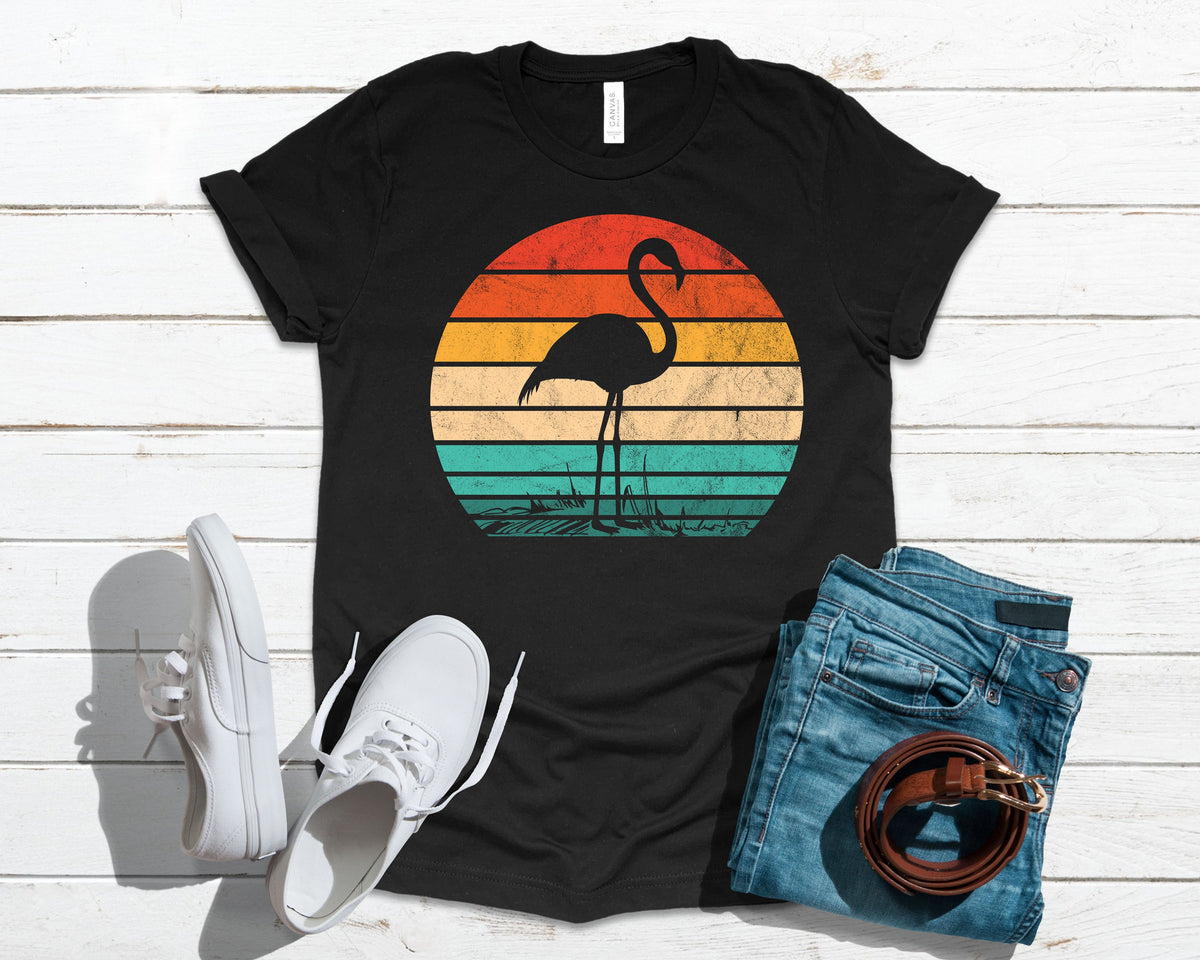 Retro Flamingo TShirt Tank Top Hoodie Sweatshirt Long Sleeve Child Hoodie Apparel Gift Hoodie – Everyday Comfort · Great Gift For Fans
