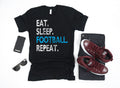 Funny Eat Sleep Football TShirt Tank Top Hoodie Sweatshirt Long Sleeve Apparel Gift Hoodie – Feel-Good Design · Must-Have Style