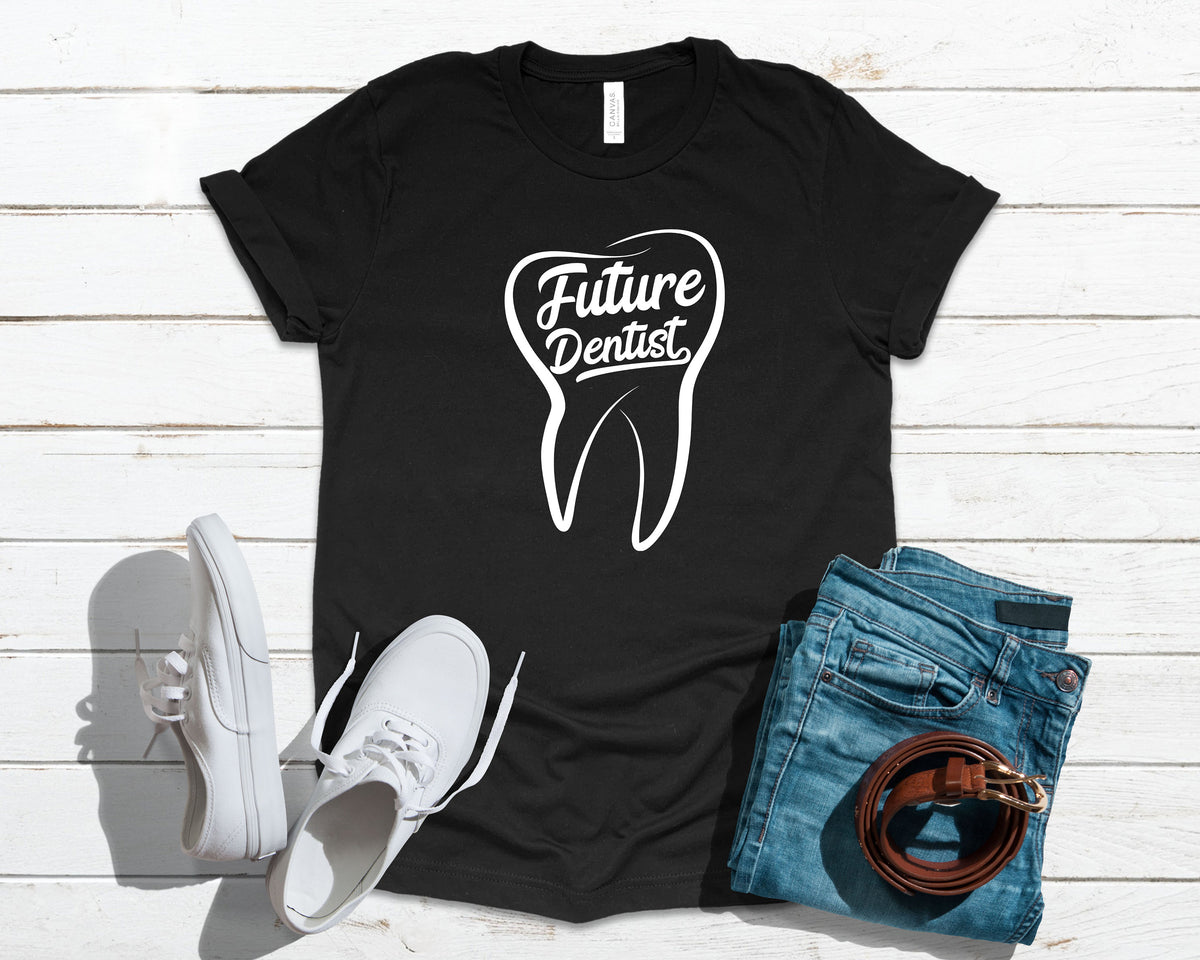 Future Dentist Teeth Dental Student Graduate Tooth TShirt Hoodie Sweatshirt Long Sleeve Apparel Graduation Gift Hoodie – Warm & Stylish · Trending Graphic Apparel