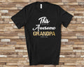 Awesome Grandpa Shirt Tshirt Grandpa Gift from Granddaughter Grandson Fathers Day Birthday Grandparent Gifts for Grandpa Graphic Tee – Cozy Vibes · Top Pick For Any Outfit