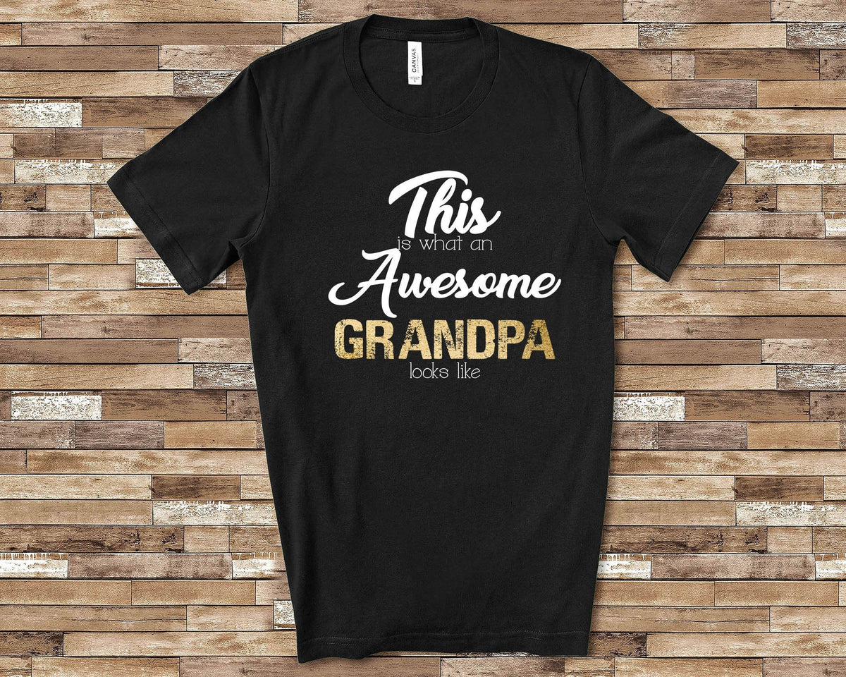 Awesome Grandpa Shirt Tshirt Grandpa Gift from Granddaughter Grandson Fathers Day Birthday Grandparent Gifts for Grandpa Graphic Tee – Cozy Vibes · Top Pick For Any Outfit